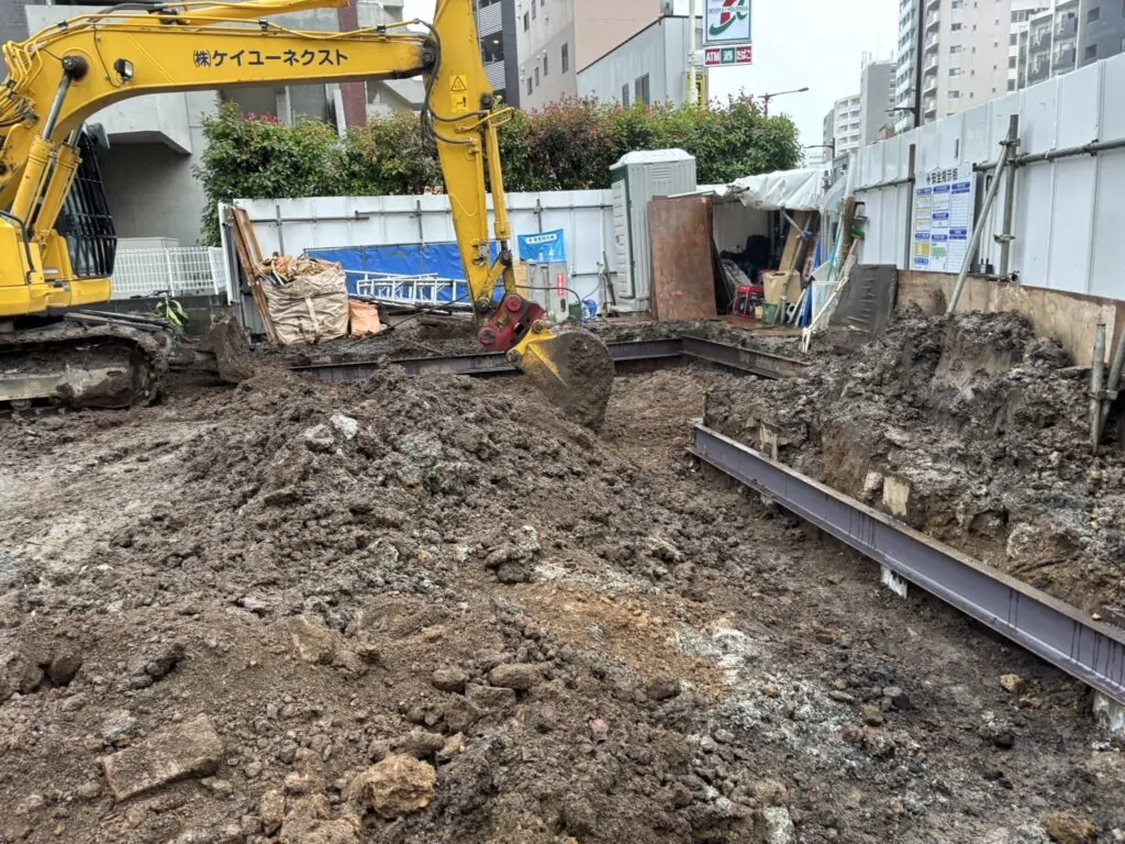 根切り・掘削工事